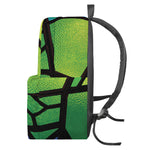 Blue And Green Stained Glass Print Backpack