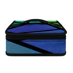 Blue And Green Stained Glass Print Small Lunch Bag