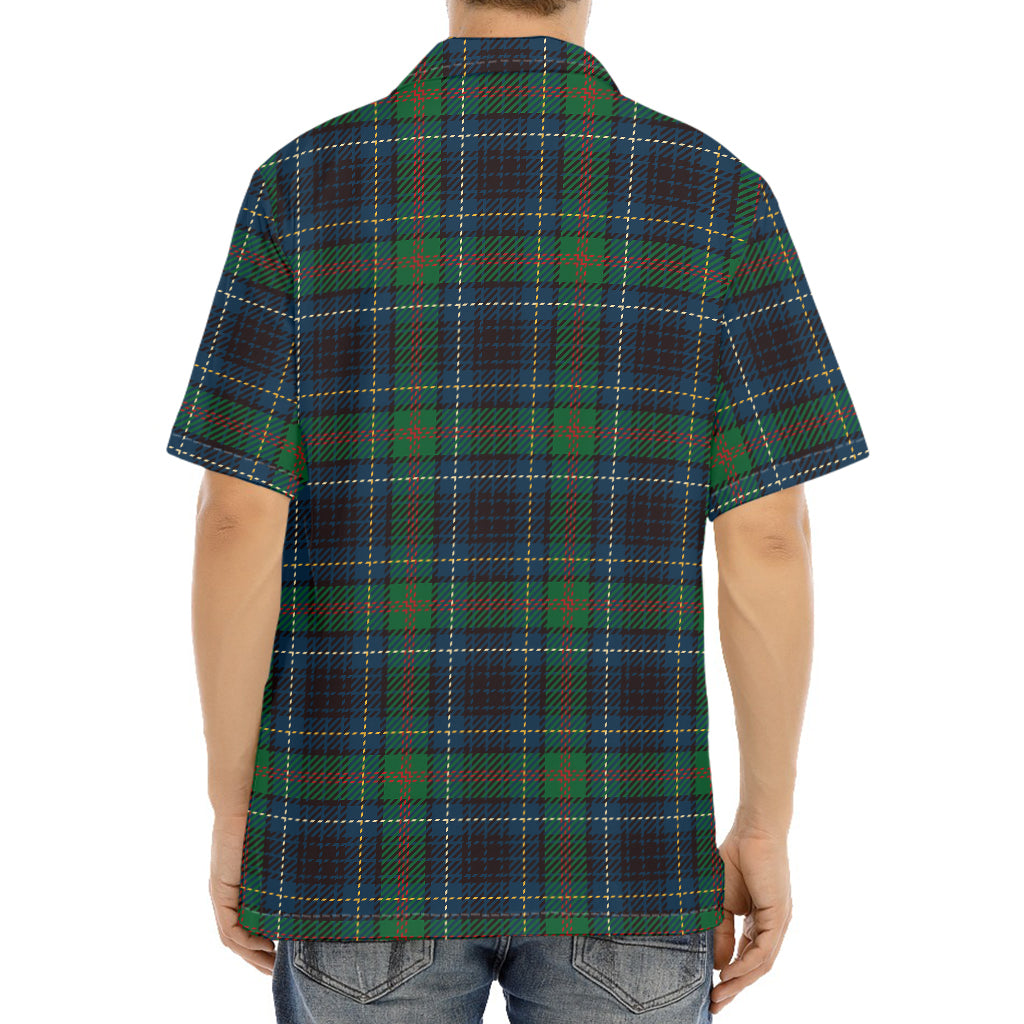 Blue And Green Tartan Pattern Print Aloha Shirt