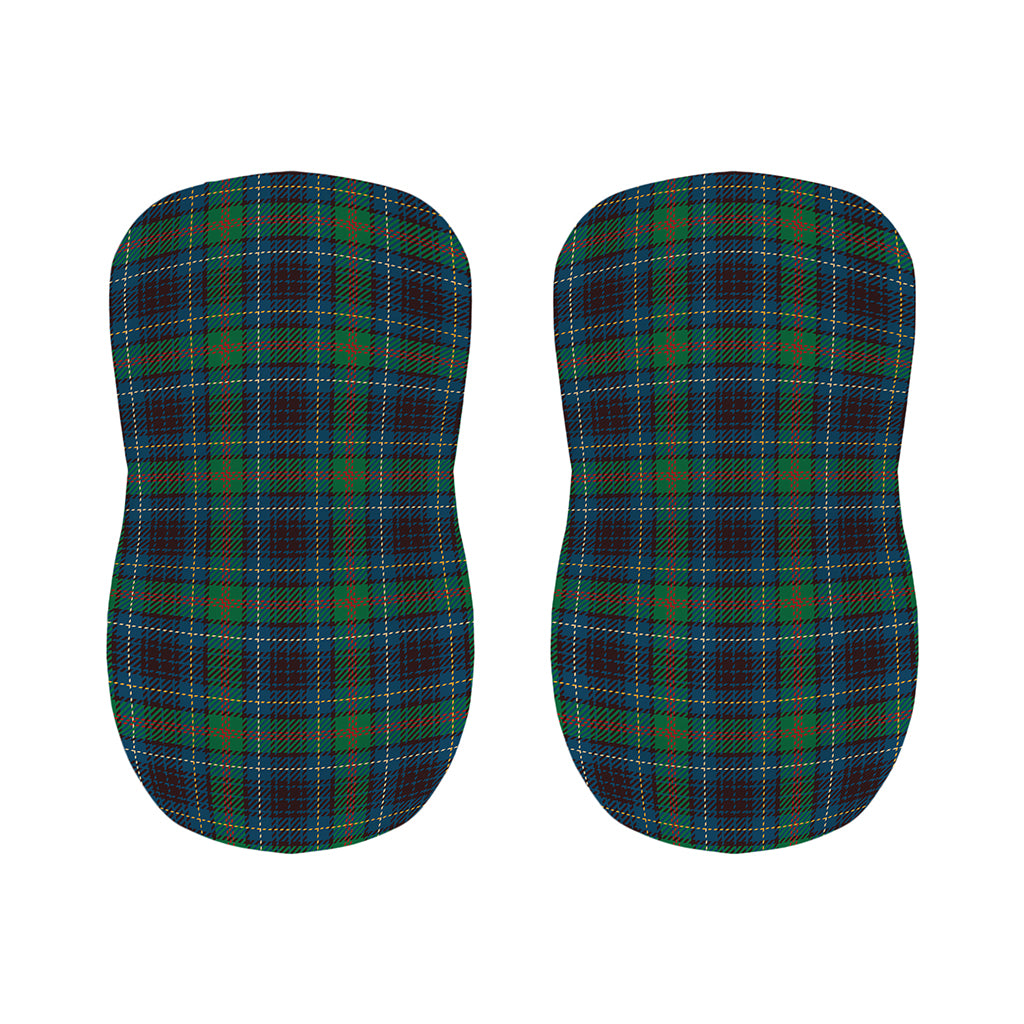 Blue And Green Tartan Pattern Print Bar Stool Covers