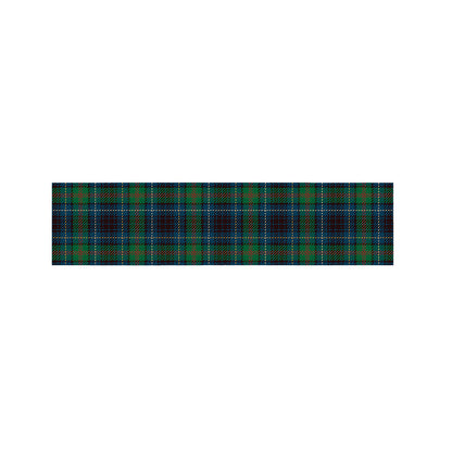 Blue And Green Tartan Pattern Print Bed Runner