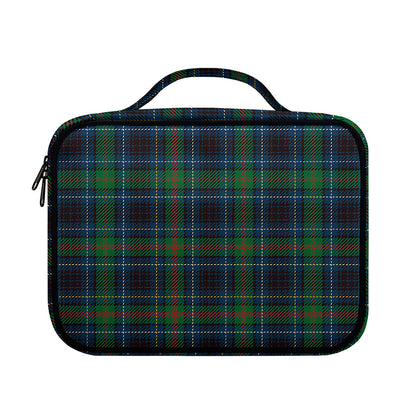 Blue And Green Tartan Pattern Print Briefcase Bible Bag