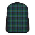 Blue And Green Tartan Pattern Print Casual Backpack