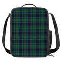 Blue And Green Tartan Pattern Print Crossbody Lunch Bag