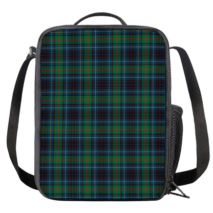 Blue And Green Tartan Pattern Print Crossbody Lunch Bag