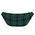 Blue And Green Tartan Pattern Print Fanny Pack