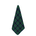 Blue And Green Tartan Pattern Print Hand Towel