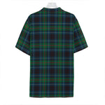 Blue And Green Tartan Pattern Print Hawaiian Shirt