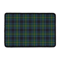 Blue And Green Tartan Pattern Print Kitchen Mat