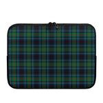 Blue And Green Tartan Pattern Print Laptop Sleeve