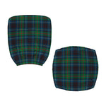 Blue And Green Tartan Pattern Print Office Chair Cover