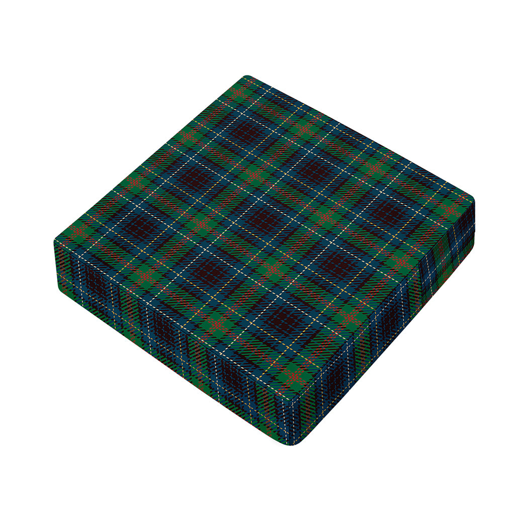 Blue And Green Tartan Pattern Print Outdoor Seat Cushion Cover