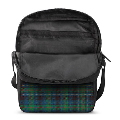 Blue And Green Tartan Pattern Print Rectangular Crossbody Bag