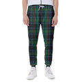Blue And Green Tartan Pattern Print Joggers