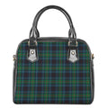 Blue And Green Tartan Pattern Print Shoulder Handbag