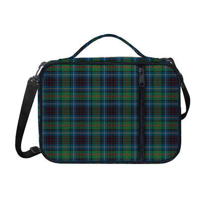 Blue And Green Tartan Pattern Print Shoulder Strap Bible Bag