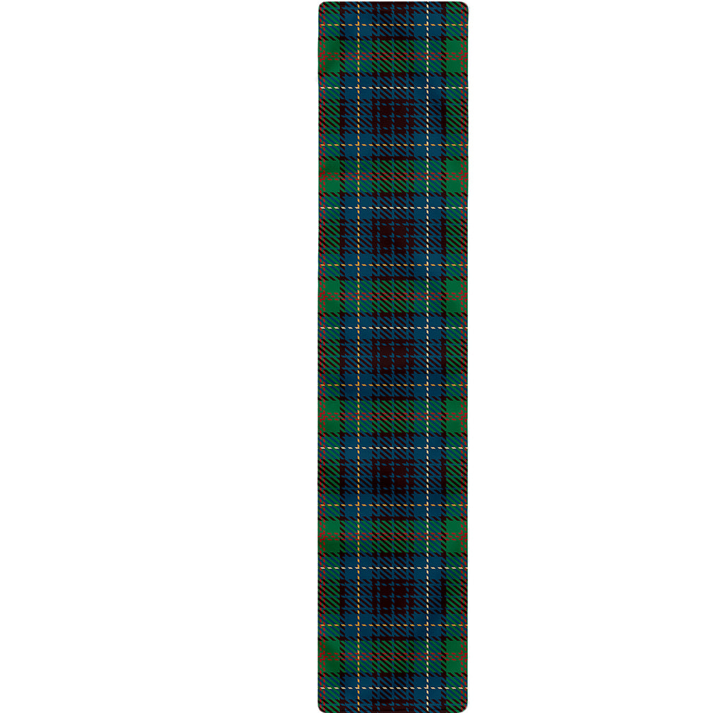 Blue And Green Tartan Pattern Print Table Runner