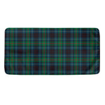 Blue And Green Tartan Pattern Print Towel