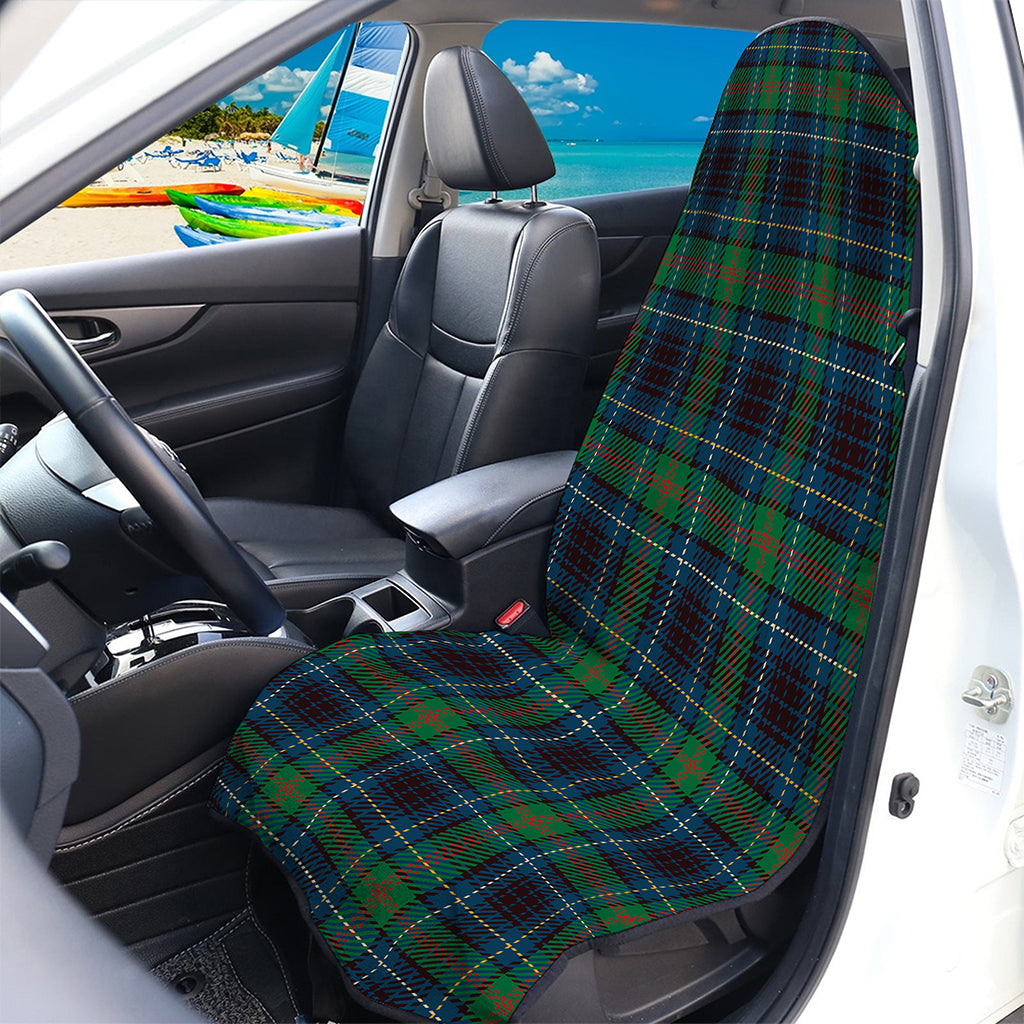 Blue And Green Tartan Pattern Print Waterproof Car Seat Cover