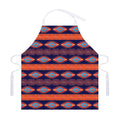 Blue And Orange Southwestern Print Adjustable Apron