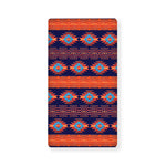 Blue And Orange Southwestern Print Baby Crib Sheet