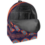 Blue And Orange Southwestern Print Backpack
