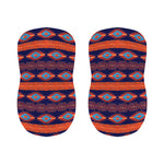Blue And Orange Southwestern Print Bar Stool Covers