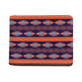 Blue And Orange Southwestern Print Bifold Wallet