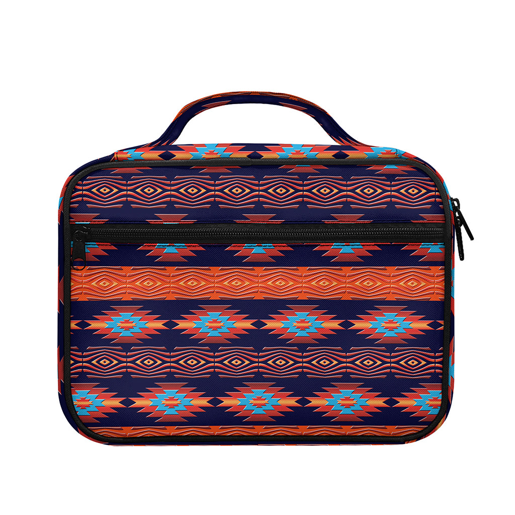 Blue And Orange Southwestern Print Briefcase Bible Bag