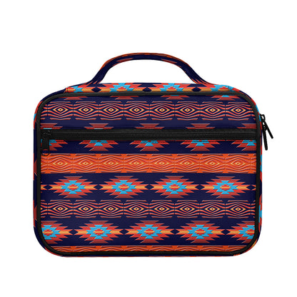 Blue And Orange Southwestern Print Briefcase Bible Bag
