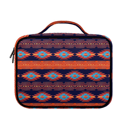 Blue And Orange Southwestern Print Briefcase Bible Bag