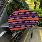 Blue And Orange Southwestern Print Car Side Mirror Covers