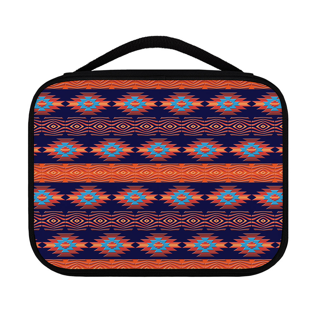 Blue And Orange Southwestern Print Classic Bible Case
