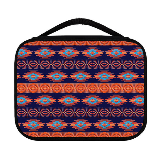 Blue And Orange Southwestern Print Classic Bible Case