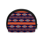 Blue And Orange Southwestern Print Coin Purse