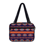 Blue And Orange Southwestern Print Double Strap Bible Bag
