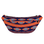 Blue And Orange Southwestern Print Fanny Pack