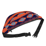 Blue And Orange Southwestern Print Fanny Pack