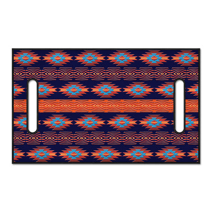 Blue And Orange Southwestern Print Golf Cart Seat Cover