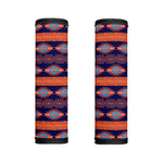 Blue And Orange Southwestern Print Handle Covers