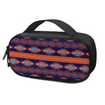 Blue And Orange Southwestern Print Insulin Cooler Travel Case