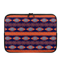 Blue And Orange Southwestern Print Laptop Sleeve