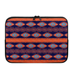 Blue And Orange Southwestern Print Laptop Sleeve