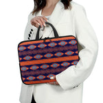 Blue And Orange Southwestern Print Laptop Sleeve With Handle