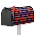 Blue And Orange Southwestern Print Mailbox Cover