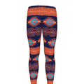 Blue And Orange Southwestern Print Men's Leggings