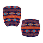 Blue And Orange Southwestern Print Office Chair Cover
