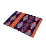 Blue And Orange Southwestern Print Pet Cooling Mat Cover