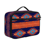 Blue And Orange Southwestern Print Portable Lunch Bag