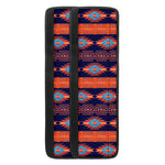 Blue And Orange Southwestern Print Refrigerator Handle Covers